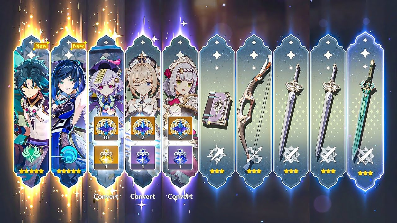 Wishing for YELAN PULL XIAO PULL Genshin Impact