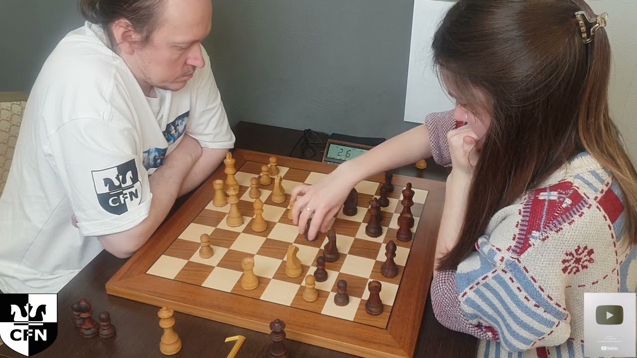 CM Firestarter (1955) vs WFM Fatality (1923). Chess Fight Night. CFN. Blitz
