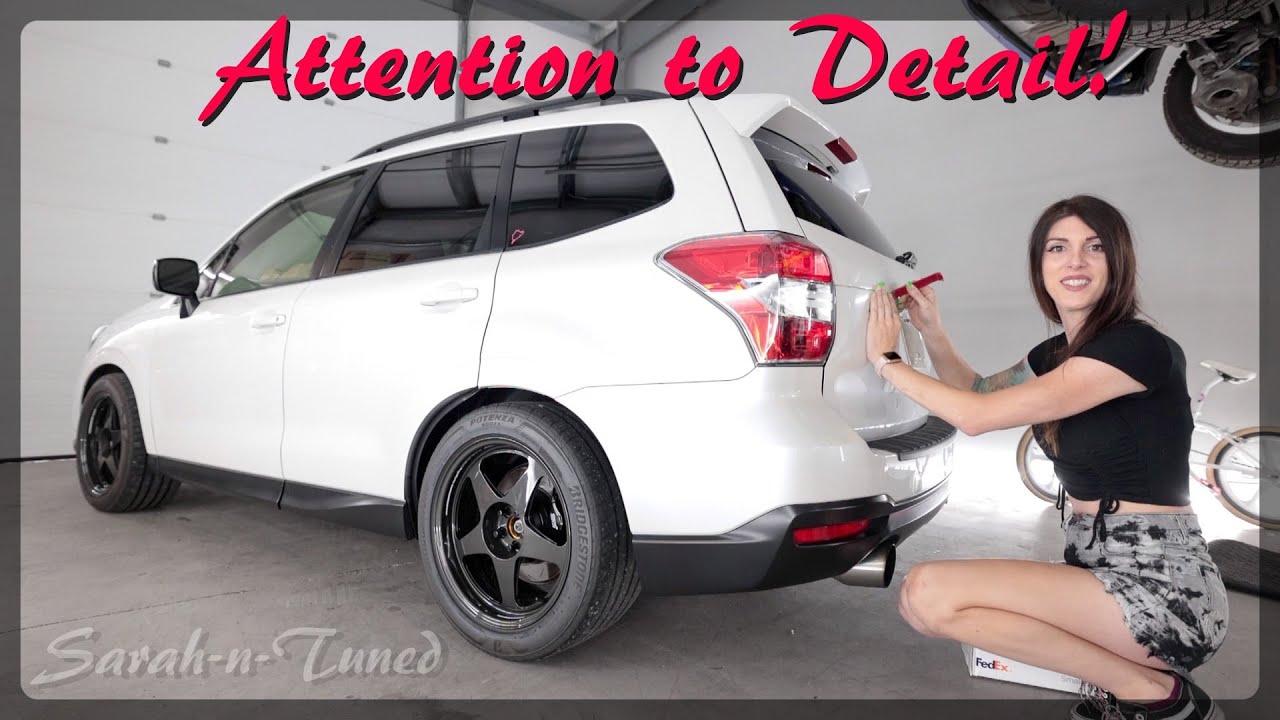 Последние штрихи к моей переделке Subaru Forester STI tS в JDM