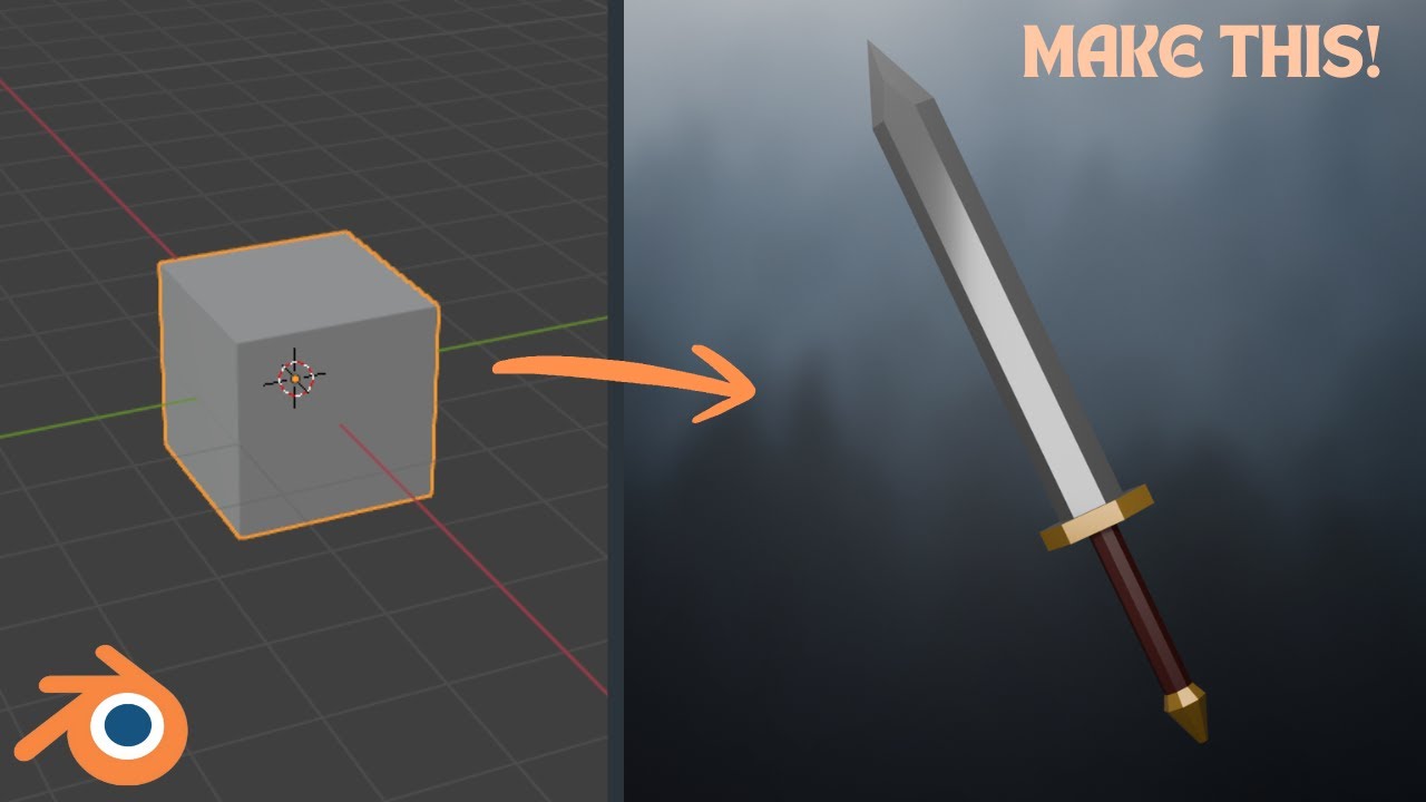 How to Create a Sword in Blender | Beginner Tutorial