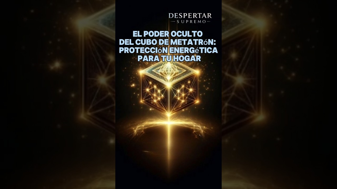 El Poder Oculto del Cubo de Metatr&oacute;n: Protecci&oacute;n Energ&eacute;tica para tu Hogar #Geometr&iacute;aSagrada