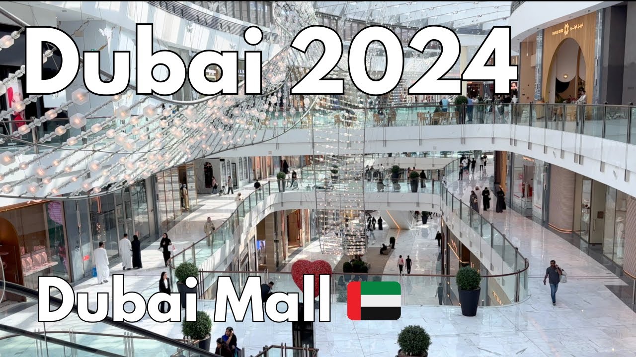Luxurious Dubai Mall 2024 | Huge Mall Tour in Dubai 🇦🇪 Walking Tour ( 4K )