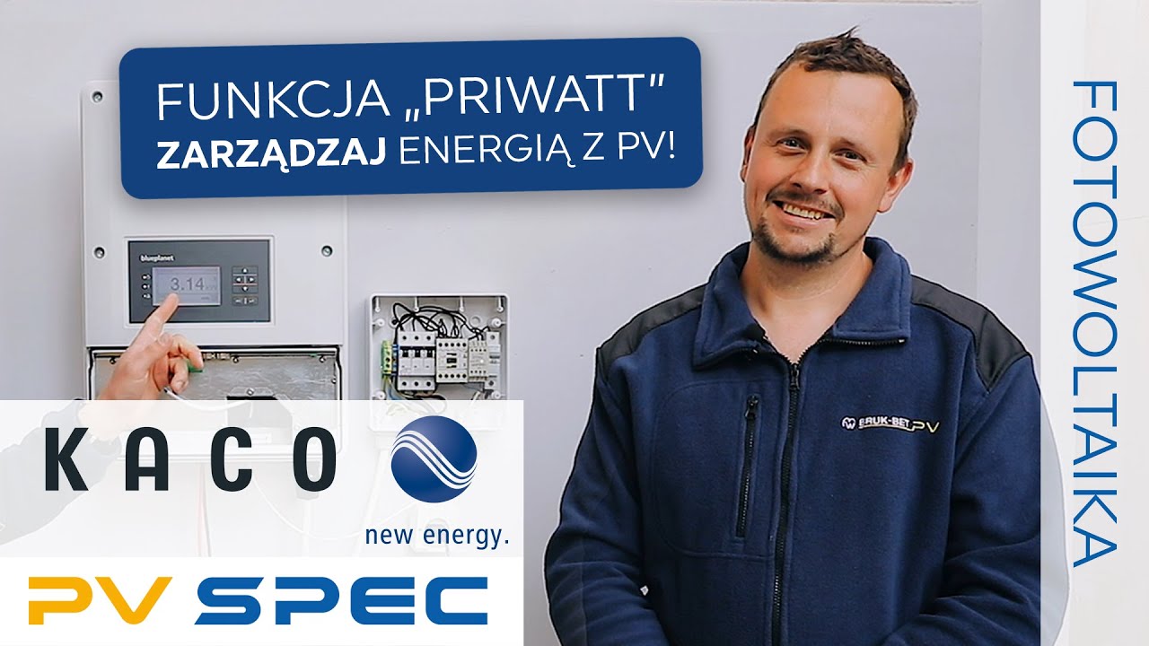 Falownik Kaco - Priwatt - przekierowanie energii do wybranego urządzenia | PV Spec | Fotowoltaika