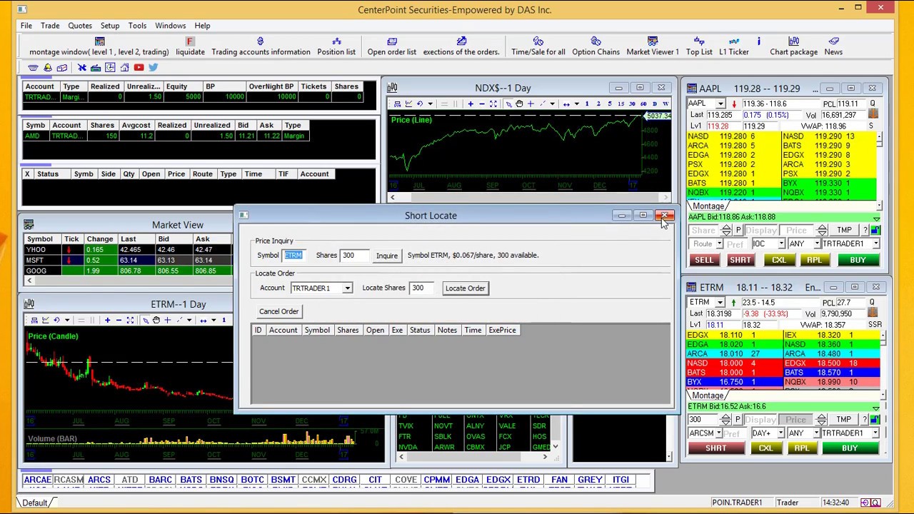 CenterPoint DAS Trader Tips: Stock Locate Tool