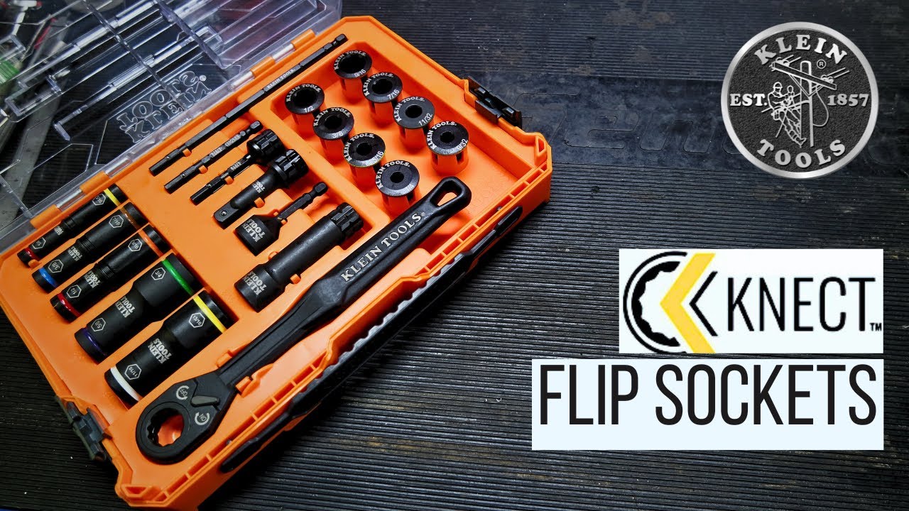 Обзор набора ударных головок Klein Tools KNECT™ Impact Pass-Through и Deep-Well, SAE, 20 предмето...