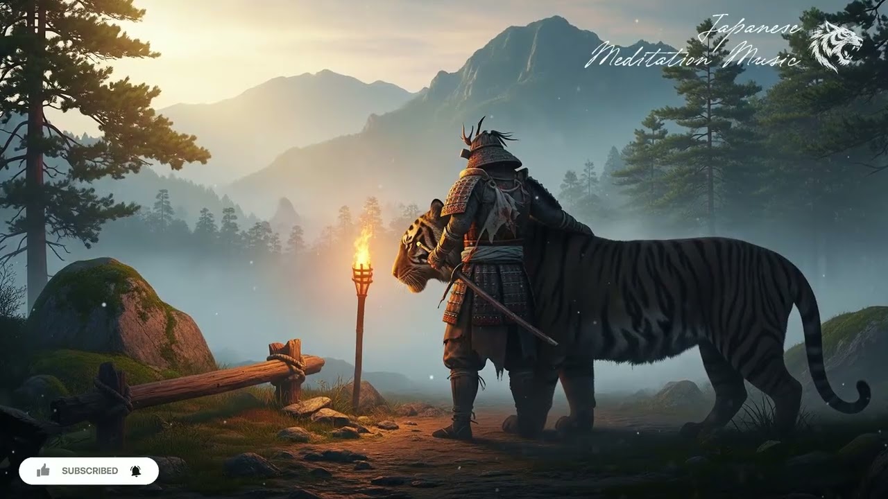 Tiger Vigil (虎の夜警) - End inner conflict, regain control | Japanese Instrumental Music for Sleep
