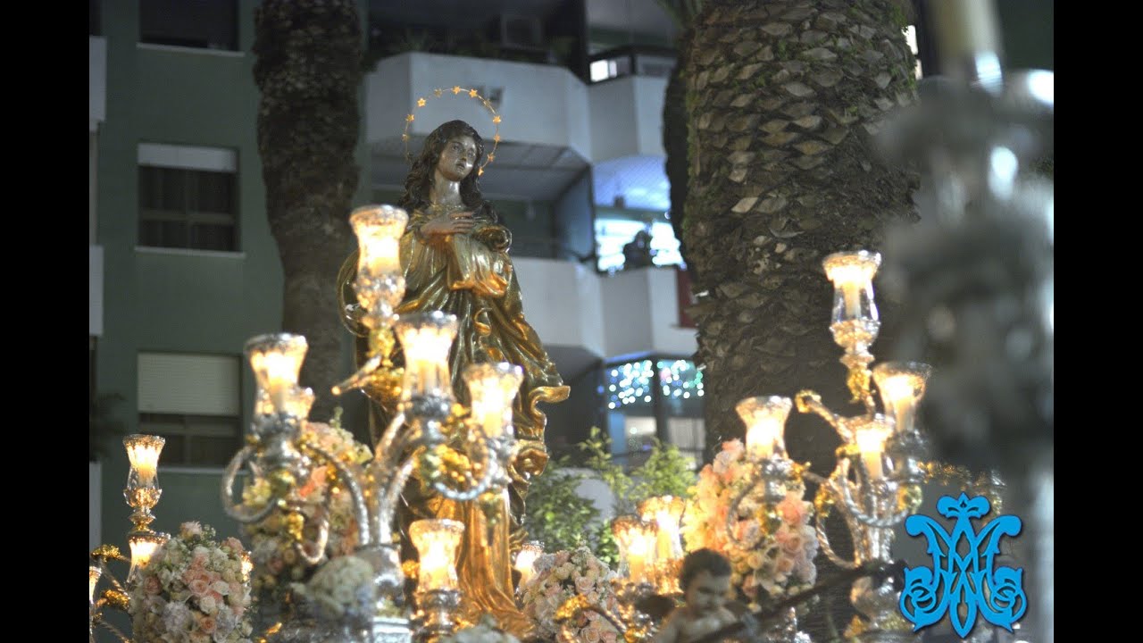 LA LINEA COFRADE. MOMENTOS PROCESIÓN INMACULADA  8 DICIEMBRE 2024