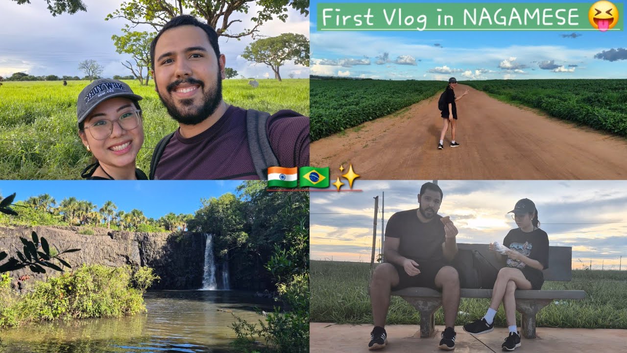 Видеоблог о Нагамесе: Нагамесе с мужем-бразилцом 🇧🇷✨ | Поиск водопада | Наше маленькое приключение 🍃