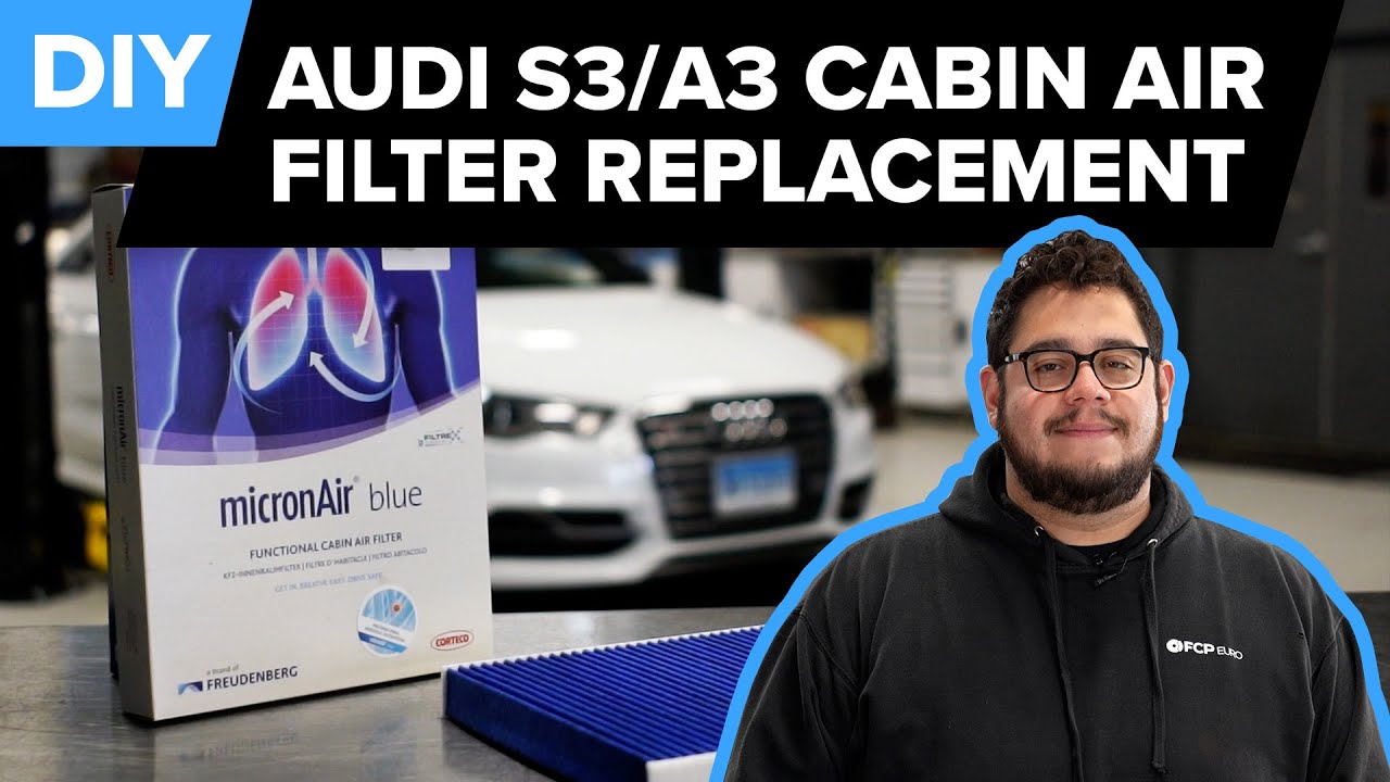 Замена салонного фильтра Audi A3 и S3 своими руками (MQB Audi A3, S3 2015-2020 гг.)
