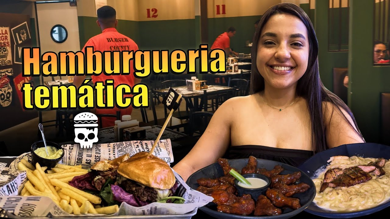 Killer Burguer: o restaurante que parece uma CADEIA! Minha reação 🍔🔥