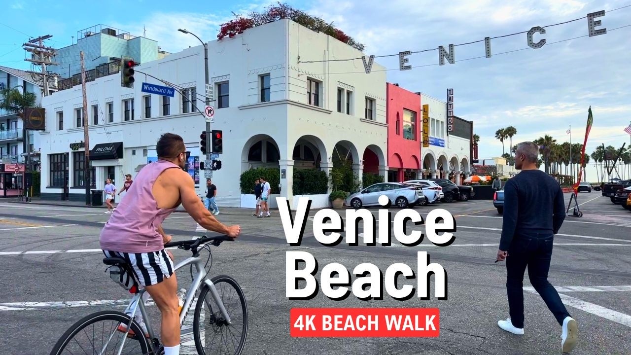 LOS ANGELES 🌴 Venice Beach Boardwalk 🇺🇸 Walk 4K August 2024