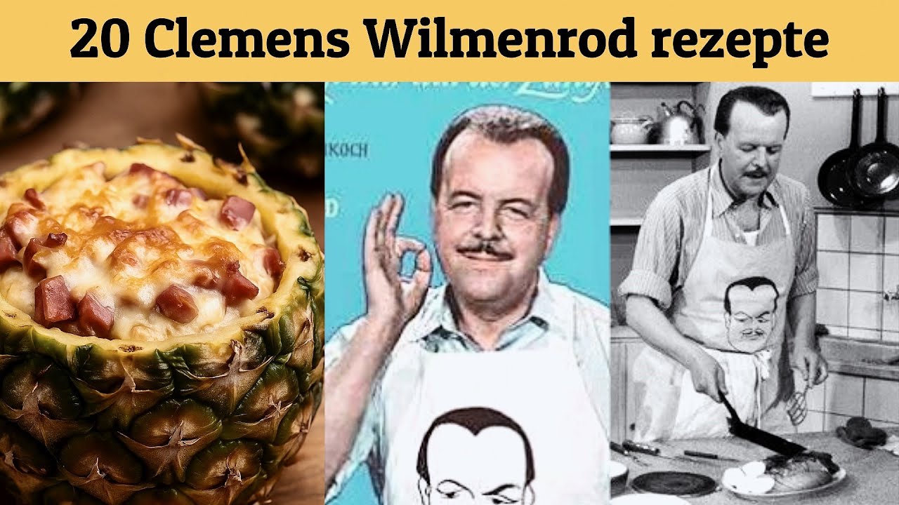 20 Rezepte von Clemens Wilmenrod die heute keiner mehr kocht