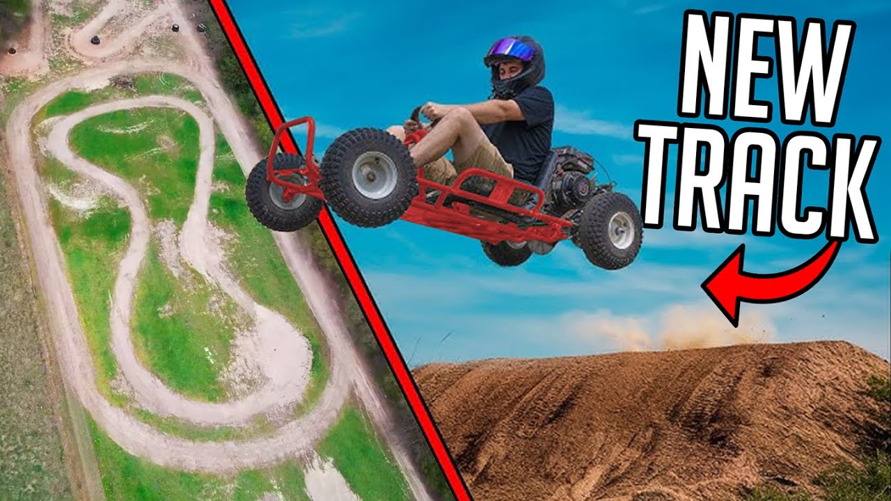 Building HUGE Backyard Go-Cart Tracks!