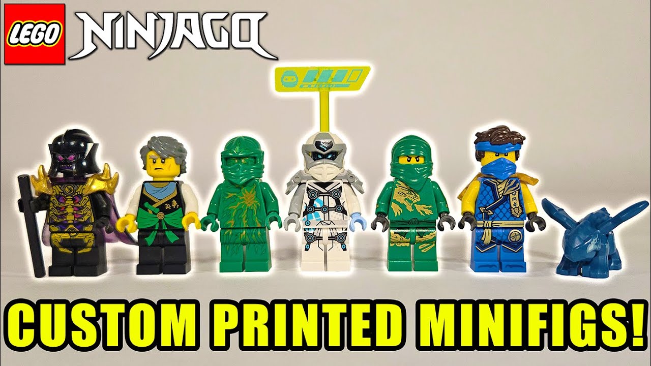 Amazing Custom Printed LEGO Ninjago Minifigures! (Littlebear)