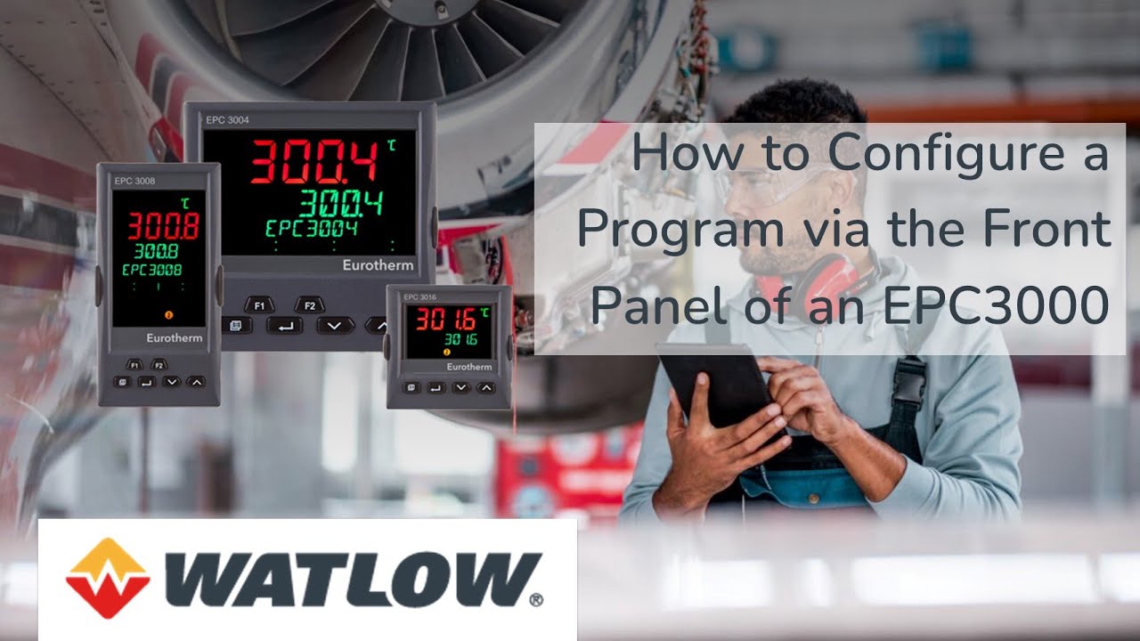 How to Configure a Program via the Front Panel of a Eurotherm EPC3000