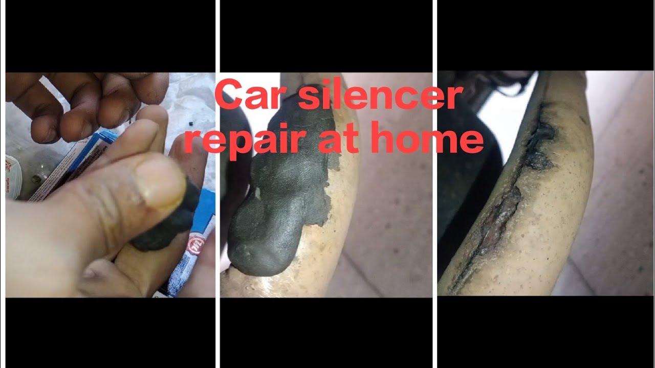 Car silencer repair at home
