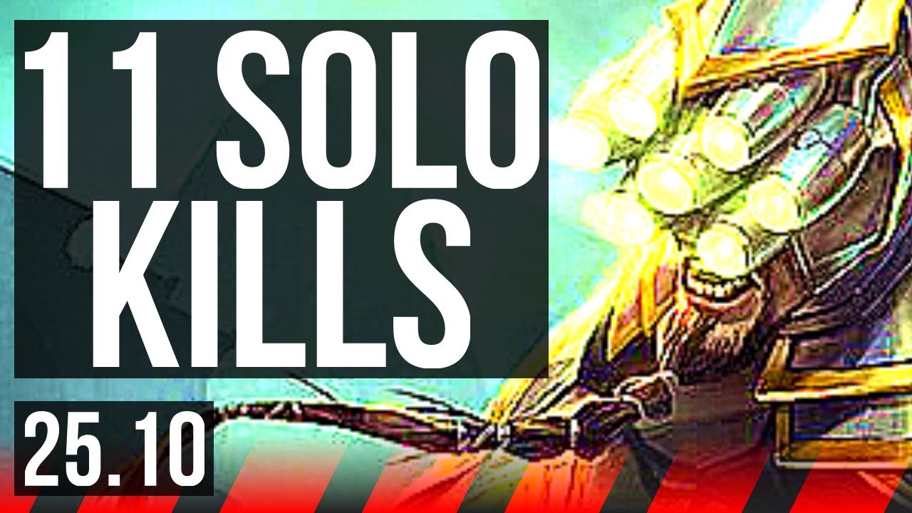 MASTER YI vs MALPHITE (TOP) | 11 solo kills, 17/2/4, Legendary, 600+ games | EUW Master | 25.10