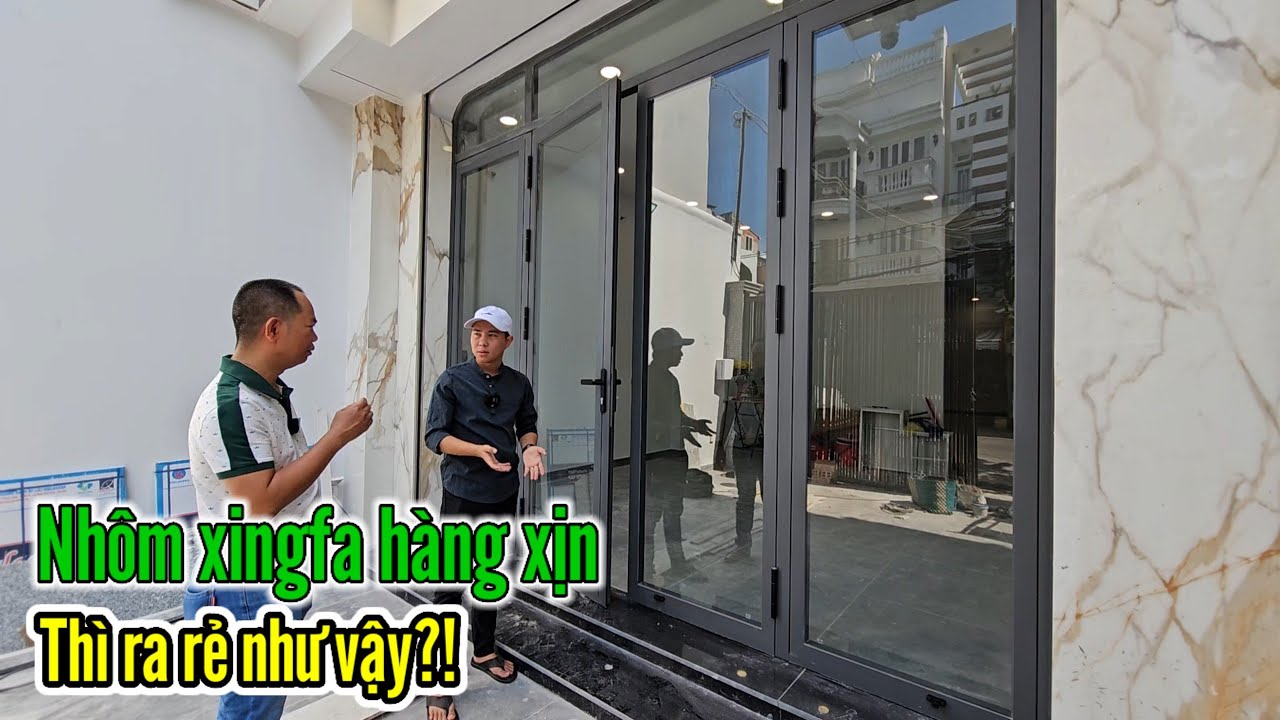 Xem giá cửa nhôm xingfa 2 cánh 4 cánh nhập khẩu cửa sổ lùa kính cường lực của công ty Sài Gòn Việt Á
