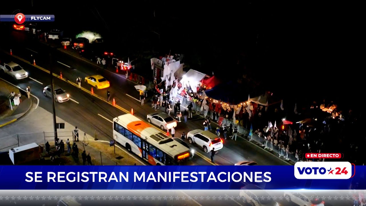 Delegados electorales y periodistas fueron agredidos por manifestantes en primer debate presidencial