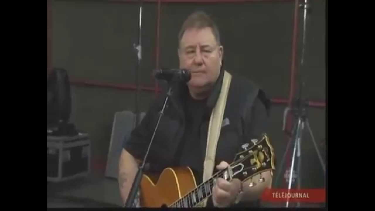 Greg Lake of Emerson Lake & Palmer and King Crimson à Montréal et Quebec Téléjournal Radio Canada.