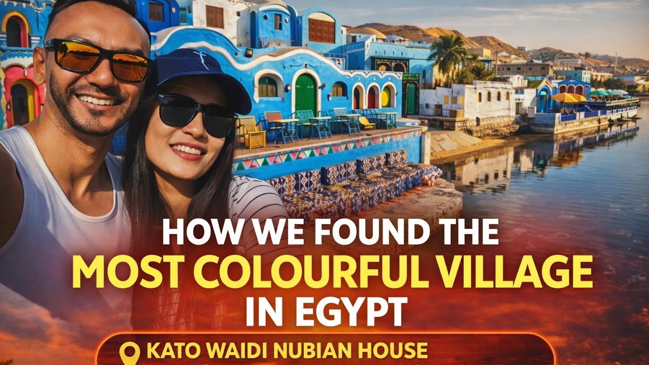 Как мы нашли самую красочную деревню в Египте 🇪🇬 (вид из Nubian House)