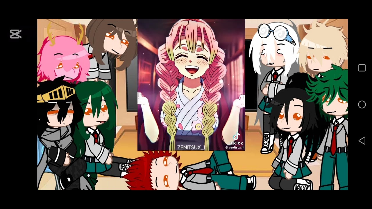 Mha react to F!y/n as Mitsuri Kanroji
