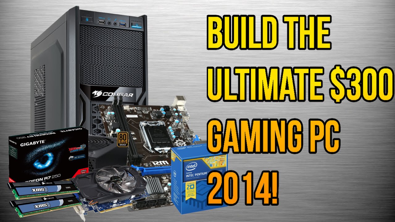 BUILD THE ULTIMATE $300 GAMING PC 2014! (G3258 + R7 250) CONSOLE KILLER!
