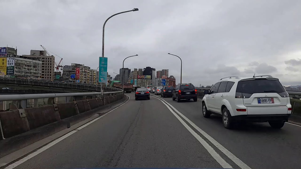 2020.12.5 省道 台1線 環河北路 龜山-迪化街 6倍速度 縮時攝影