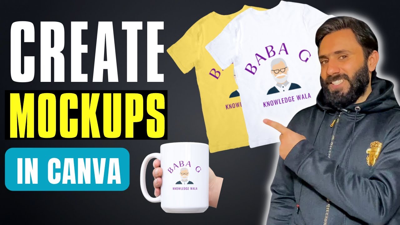 How to Create Mockups in #Canva 2026 (Hindi/Urdu)