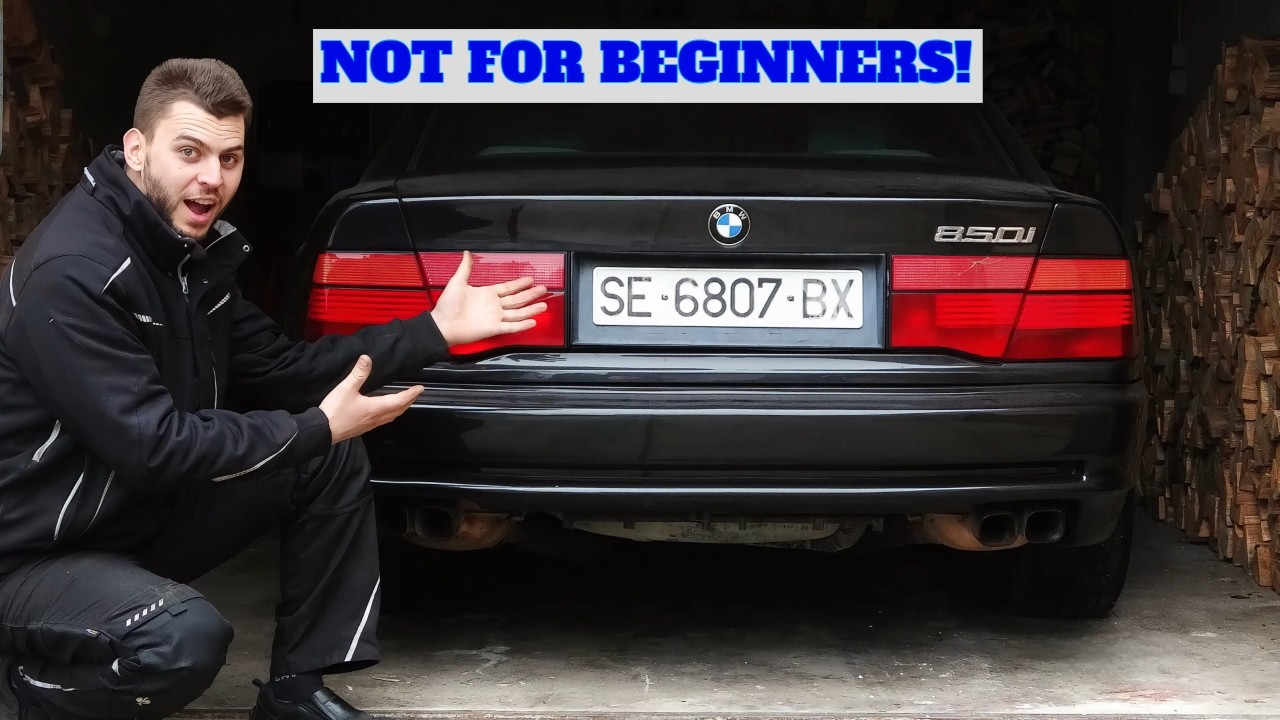 Я купил этот заброшенный BMW 850i и починил его в сарае. (Это был кошмар.)