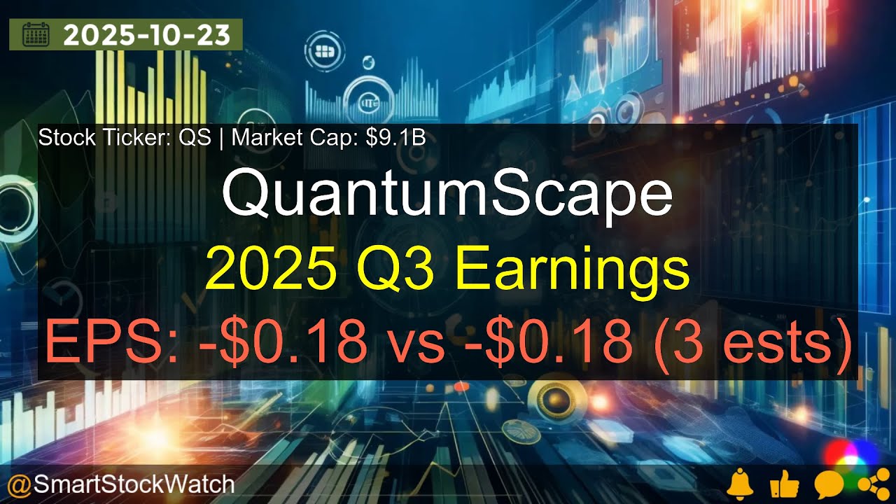 QuantumScape (QS|$9.1B) - 2025 Q3 Earnings Analysis