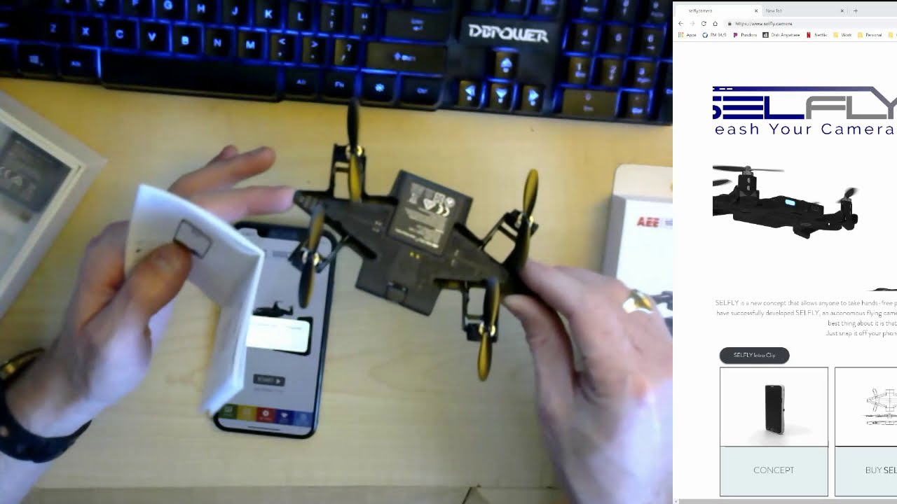 Selfly (DON'T BUY THIS DRONE, YET) Unboxing and First Flight