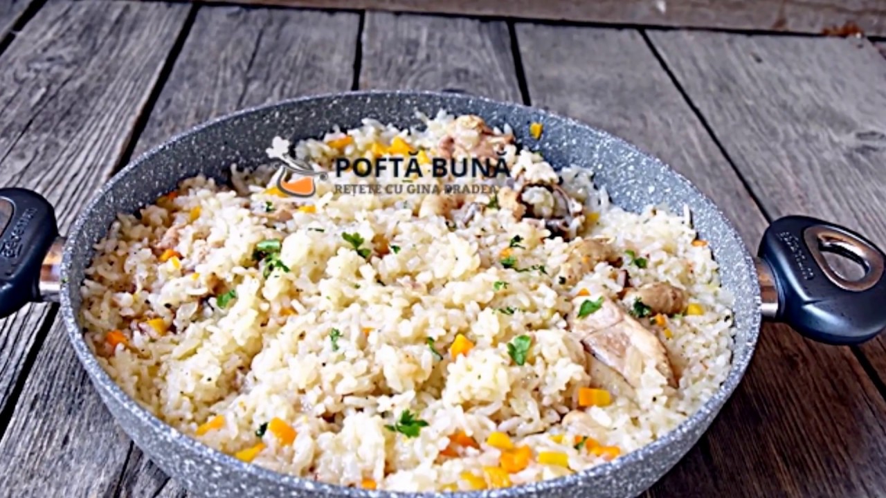 Pilaf cu carne de pui si legume, reteta clasica | Gina Bradea