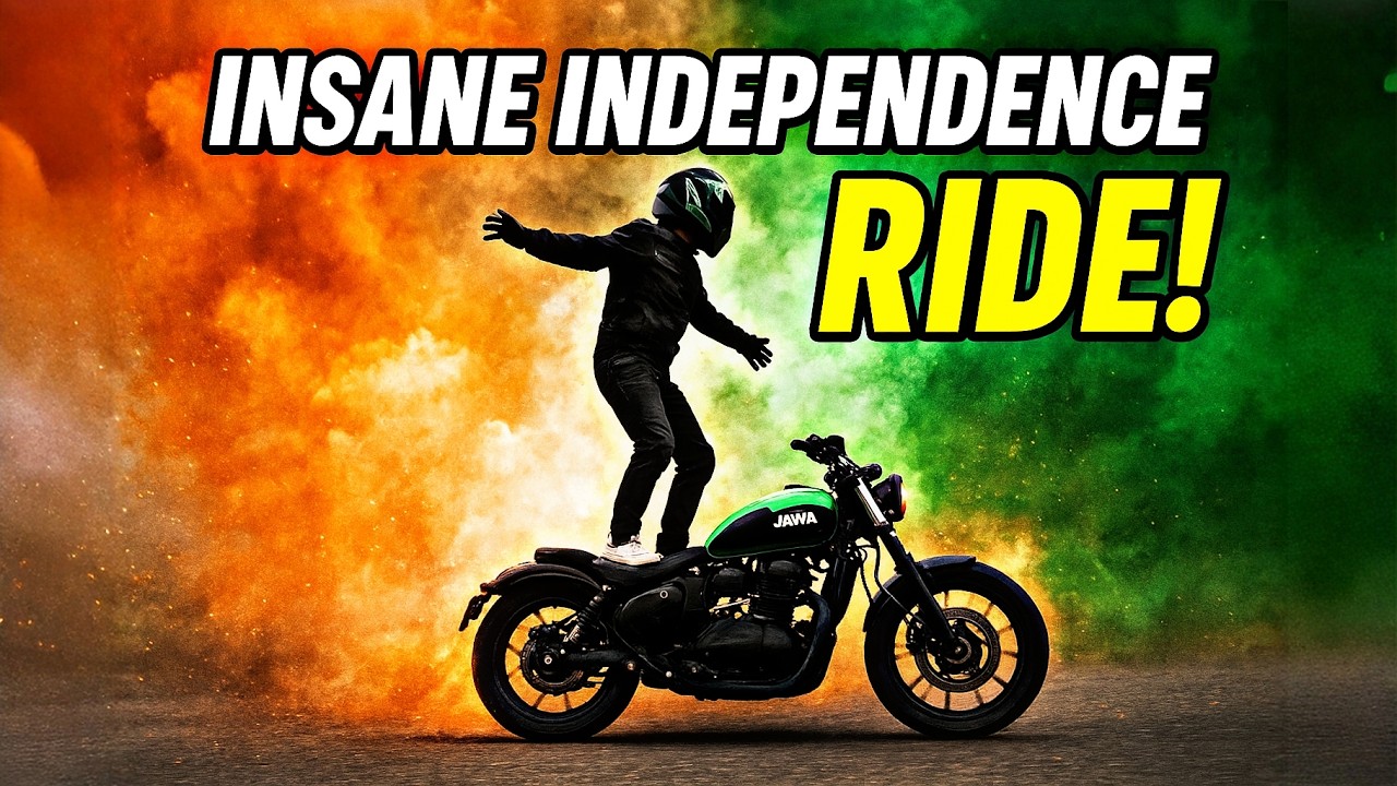 15 August Ride x Jawa 42 Bobber 🇮🇳