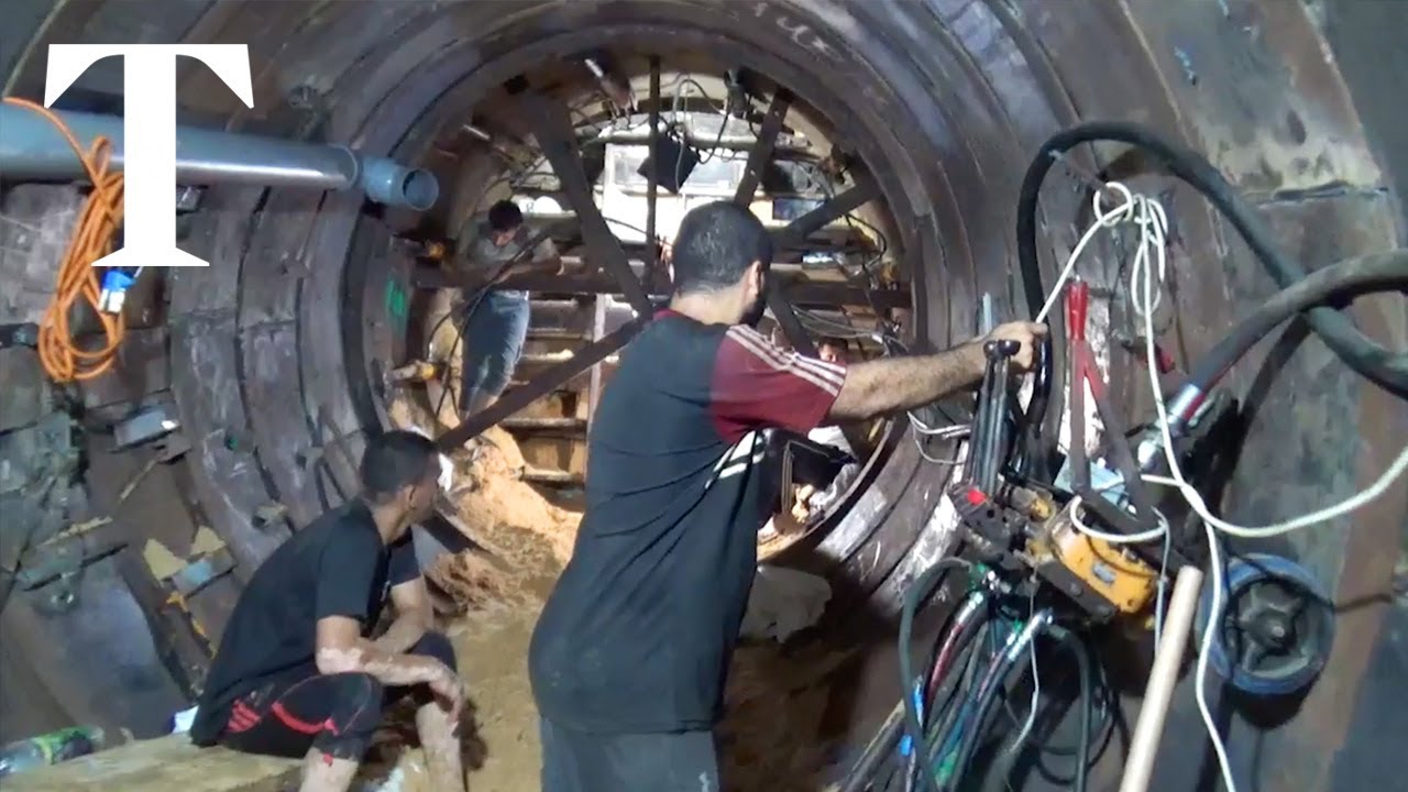 Hamas video exposes tunnel construction under Israel