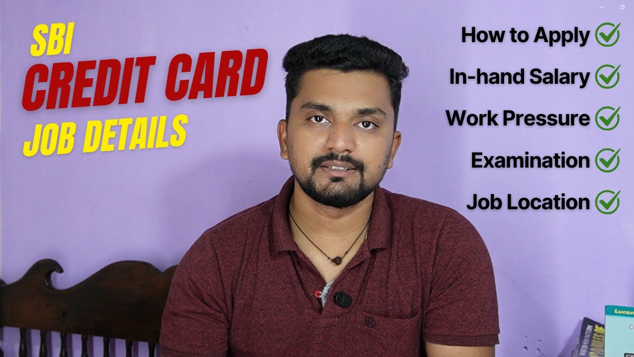 SBI Credit Card Job Details | How to Apply for SBI Credit Card Job | Study and Job Management