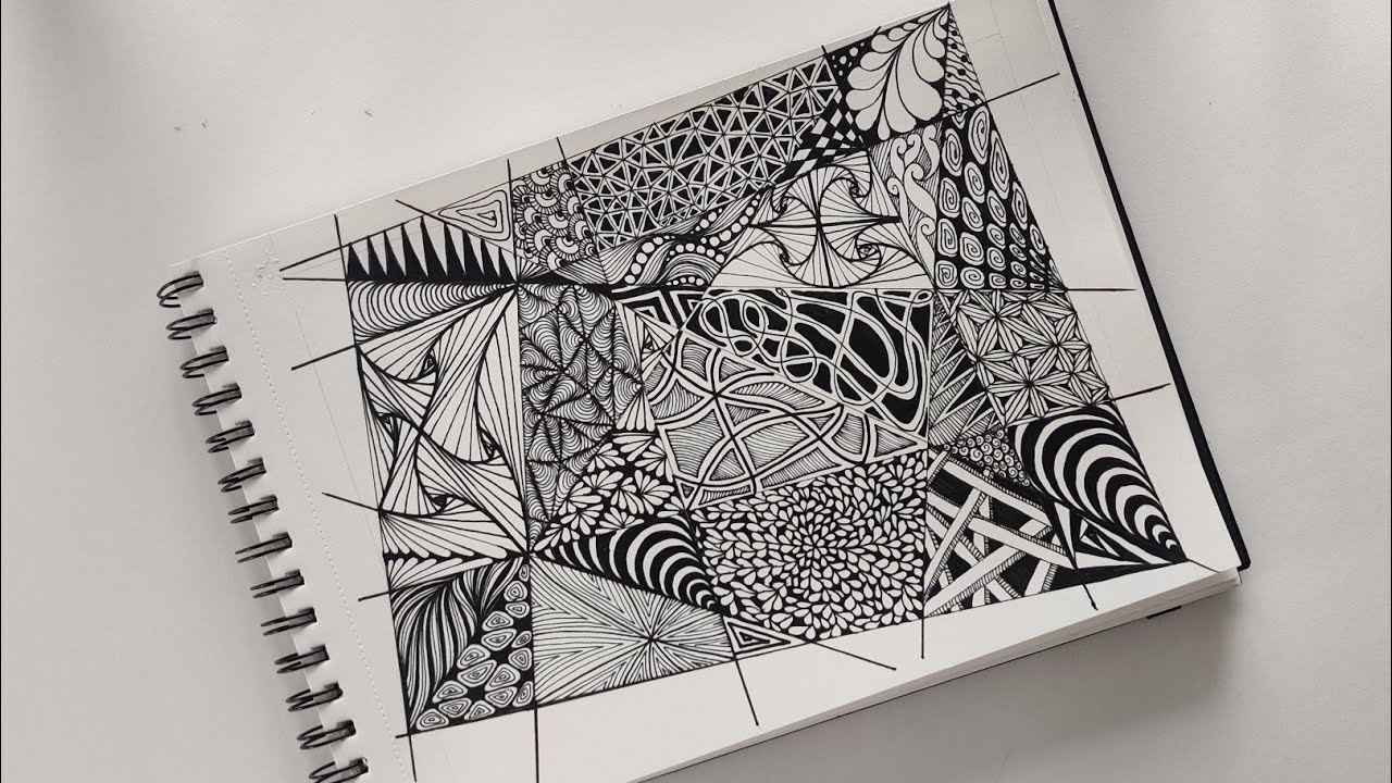 Zentangle art || Zentangle patterns