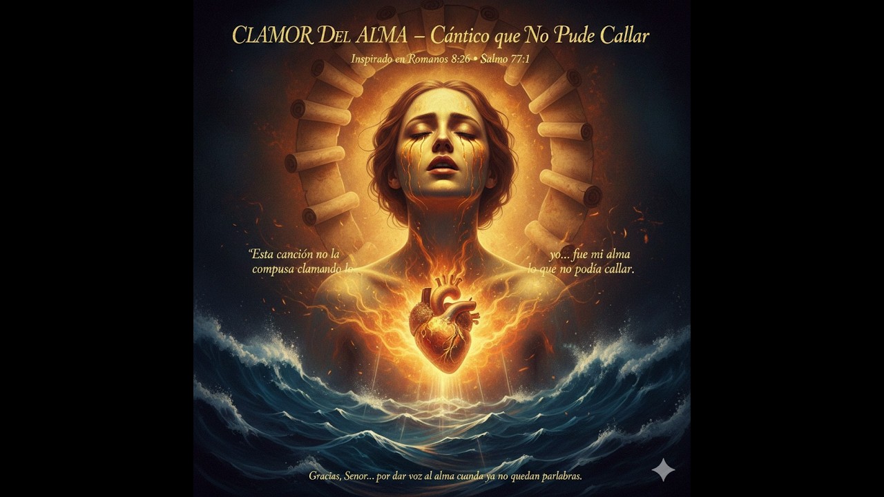 🎵 CLAMOR DEL ALMA – Cántico que No Pude Callar  📖 Inspirado en Romanos 8:26 • Salmo 77:1