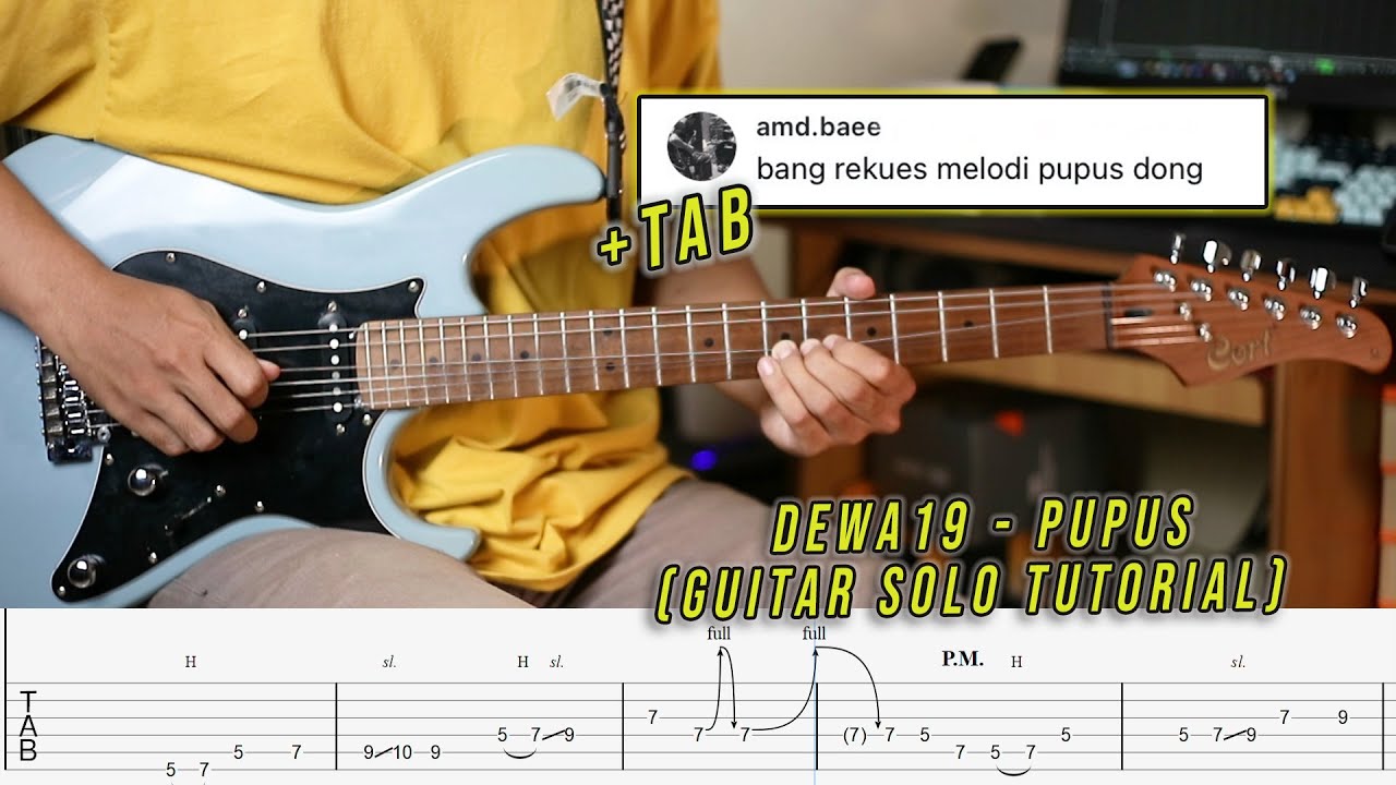 Dewa 19 - Pupus Tutorial Solo Gitar (+ TAB)