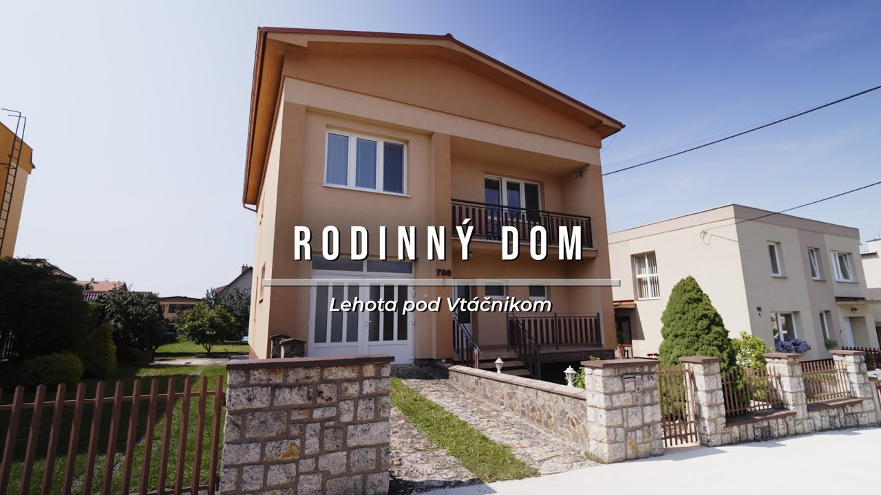 RODINNÝ DOM / Lehota pod Vtáčnikom - 12km od Prievidze