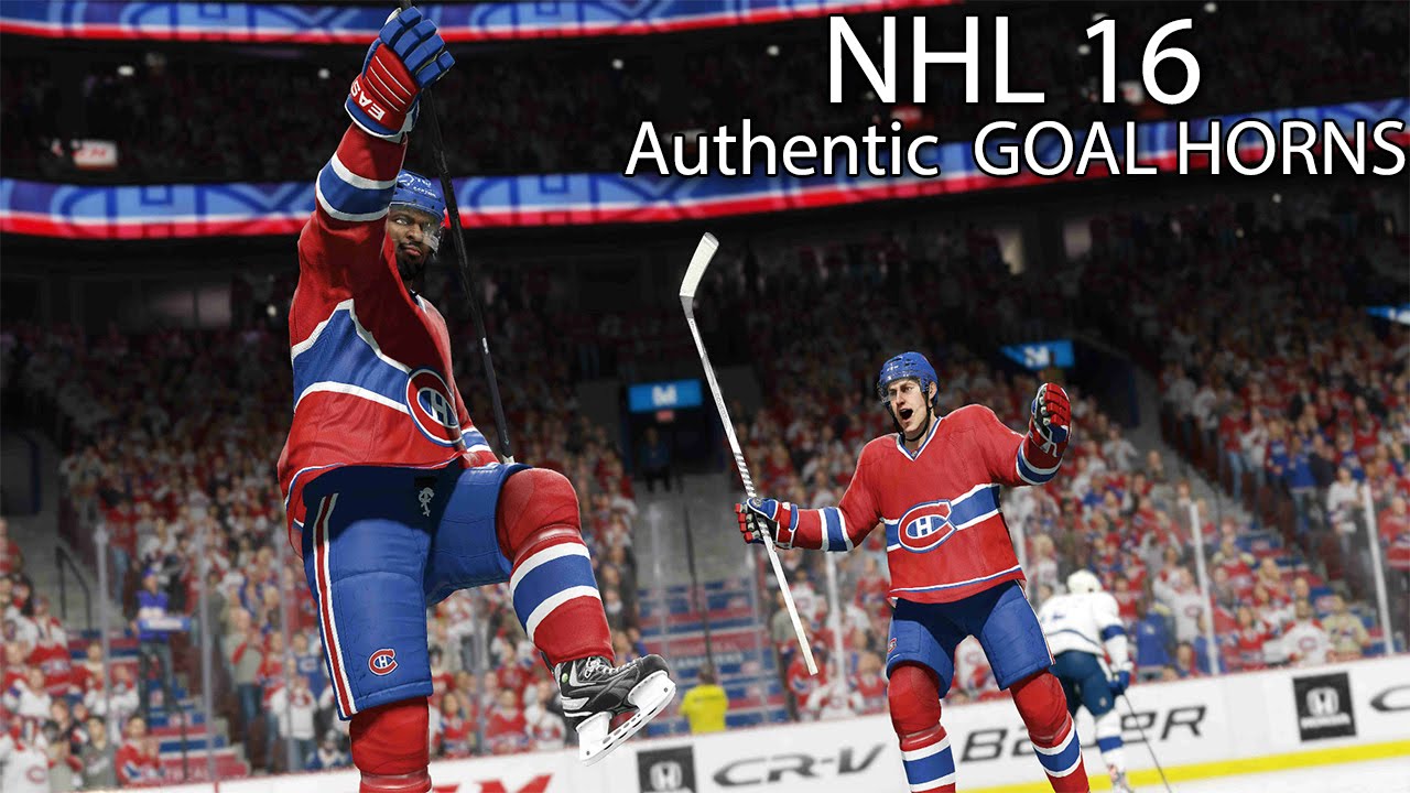 NHL 16 Authentic  GOAL HORNS