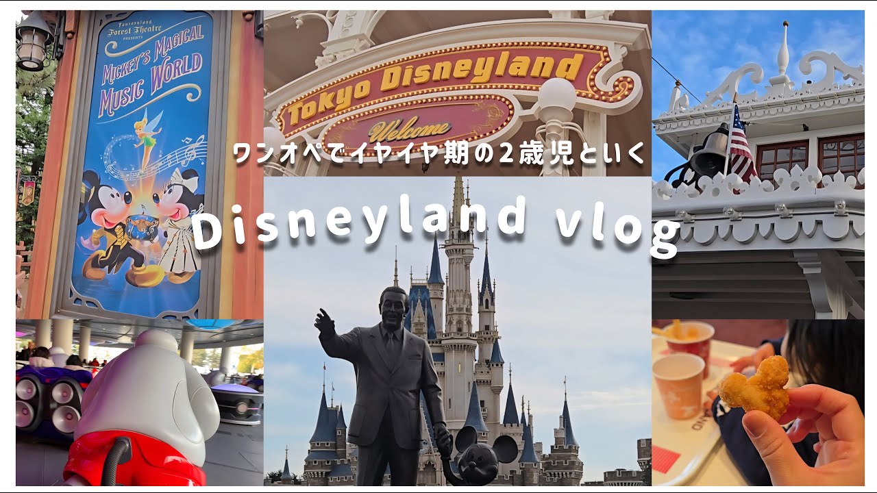 【DPAで快適💸】ワンオペ👧🏻真冬のディズニーランド🐭🏰 | 乗り物5・ショー1・グリ1🎼 | 🌨️→☀️