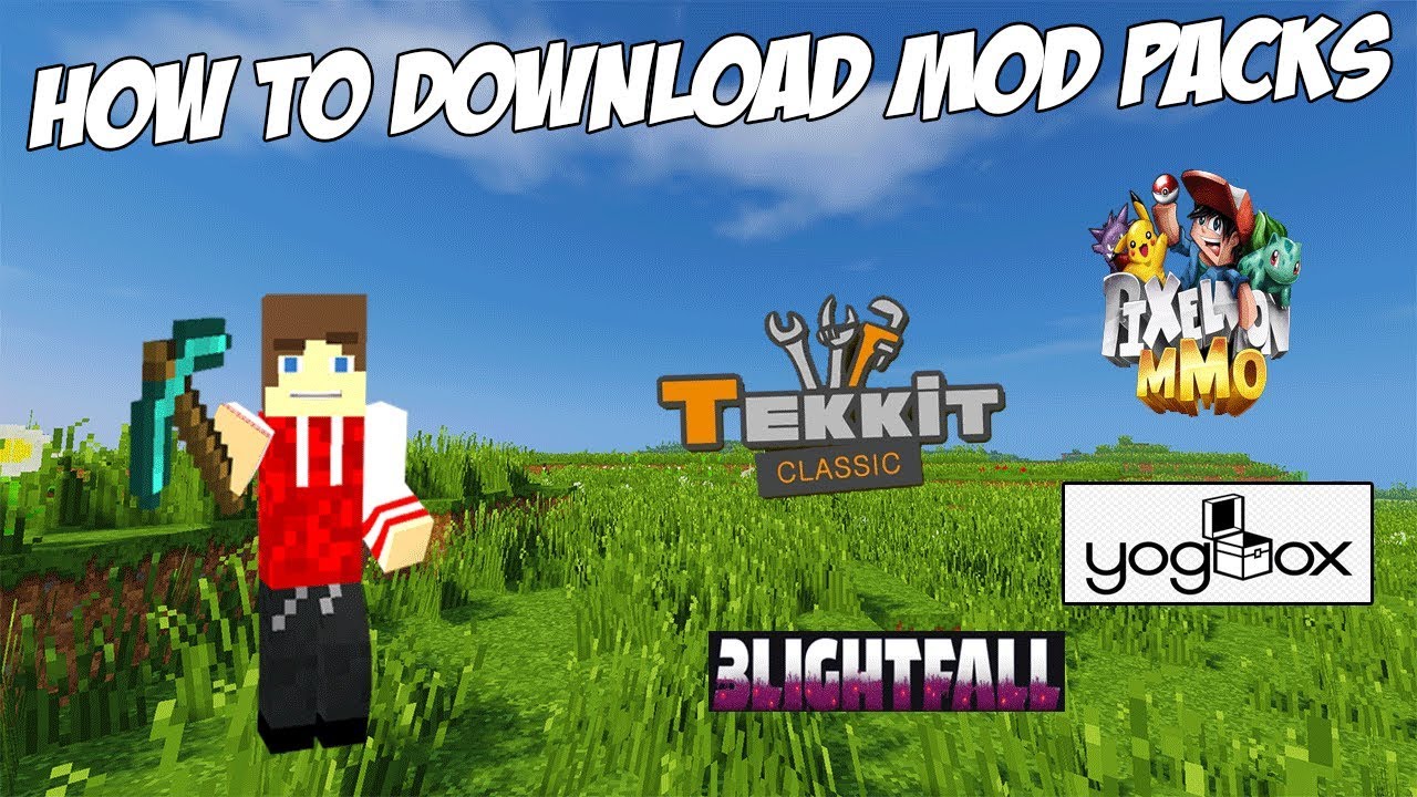 Minecraft How to Download Mod Packs (Tekkit, Hexxit & Yog Box)