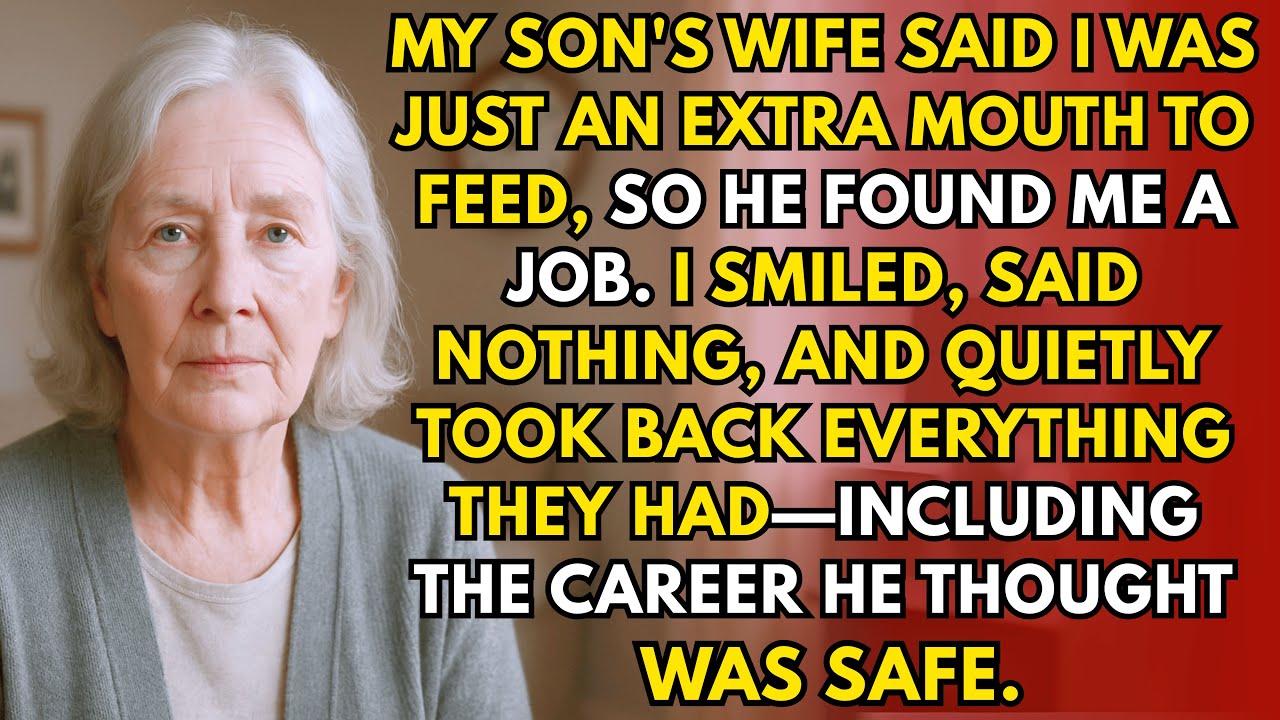 “I Don't Want To Feed An Extra Mouth,” My Son’s Wife Said—So I Quietly Took Back Everything They Had