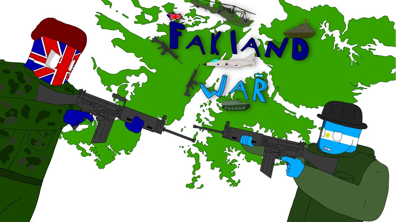 Falkland war (1982) - [animation] 