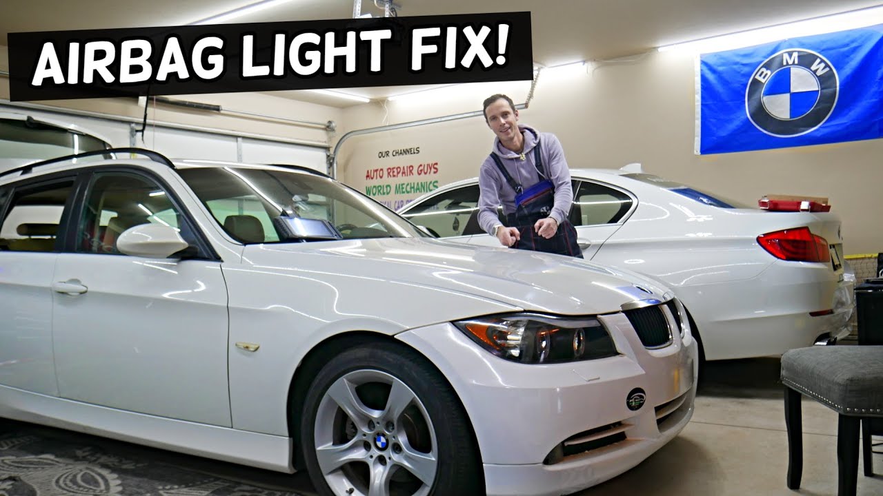 BMW AIRBAG LIGHT ON AFTER BATTERY REPLACEMENT BMW E90 E91 E92 E93 325i 328i 330i 320i 318i 316i 318d