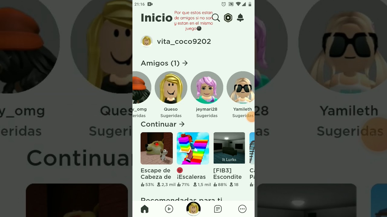 roblox explica esto de amigos por qu&eacute; no son mis amigos y est&aacute;n en el mismo juego de sugeridas🌚🌚🌚🌚