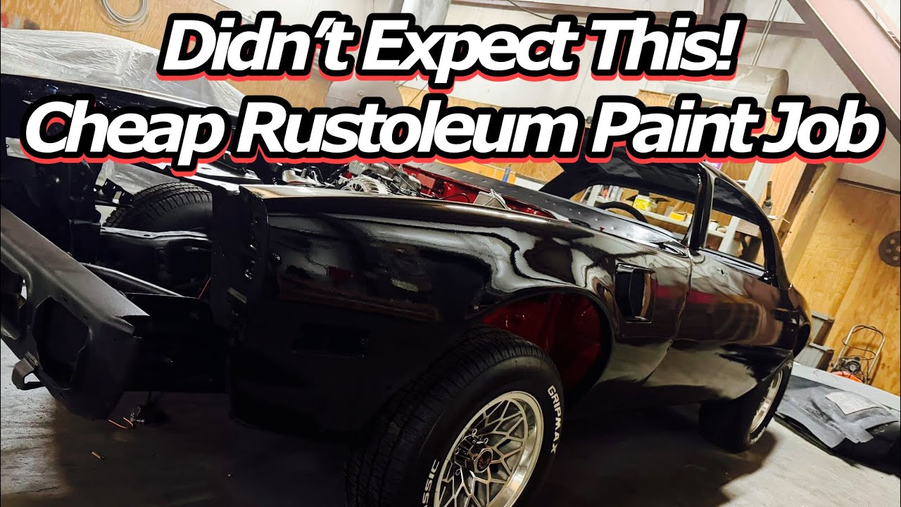 Painting My Trans Am With Rustoleum Paint | Can’t Believe It Turned Out Like This!!!