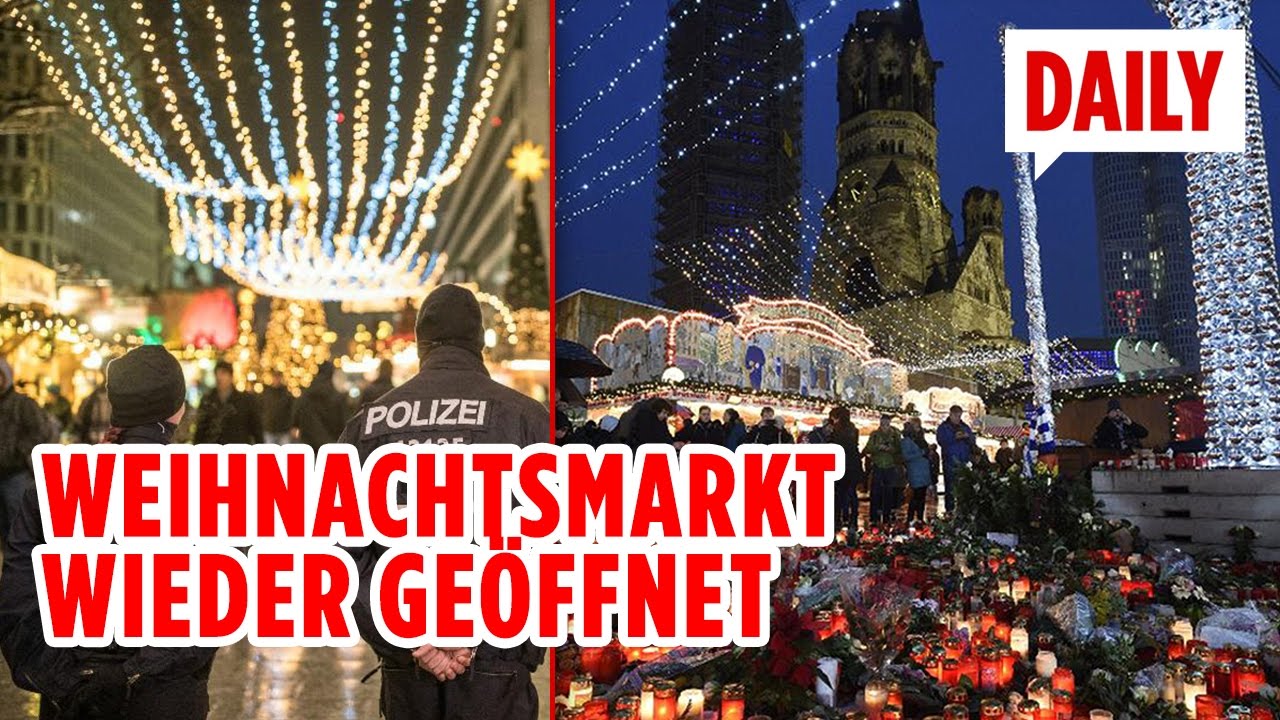 Weihnachtsmarkt wiedereröffnet - Drei Tage nach Anschlag / BILD DAILY live 22.12.16