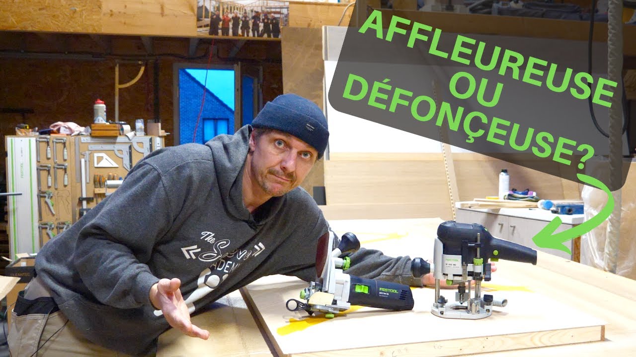 quand utiliser une d&eacute;fonceuse ou une affleureuse